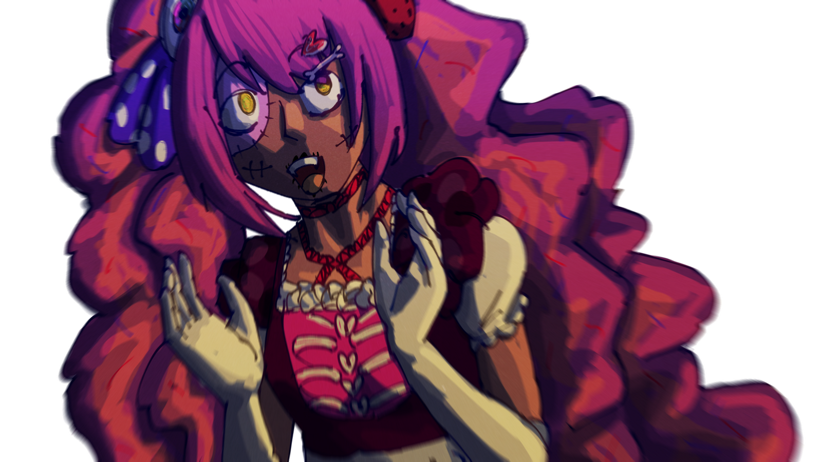 Artwork as a part of a video collaboration for DapperCat