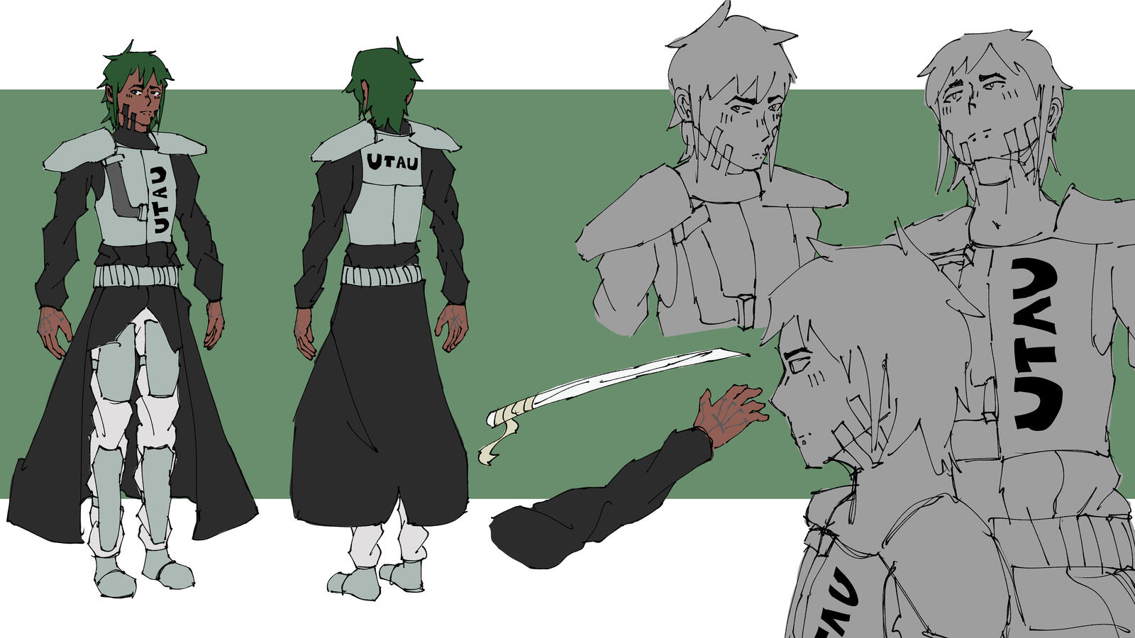 Character sheet for my UTAU character MARIAN