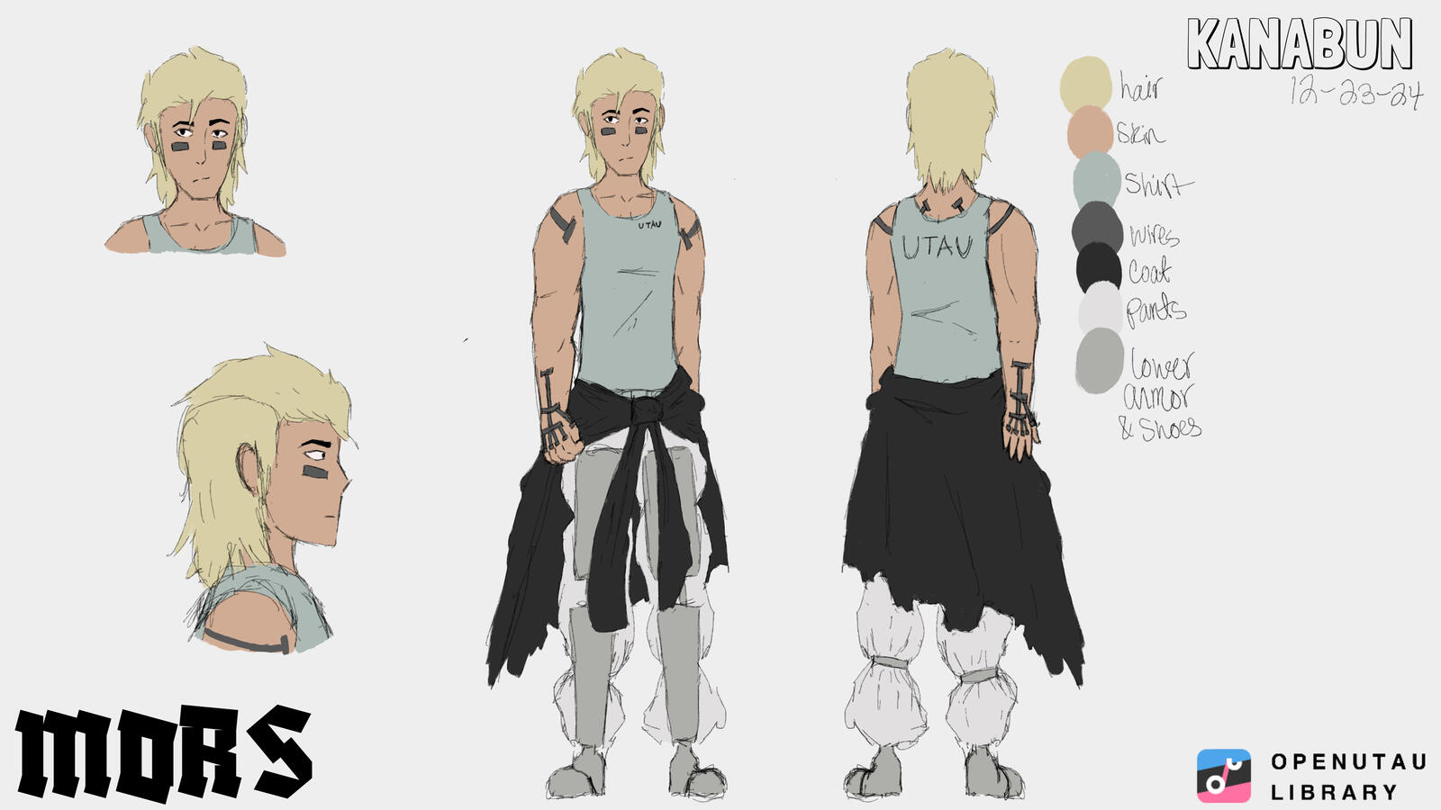 MORS - UTAU Character sheet