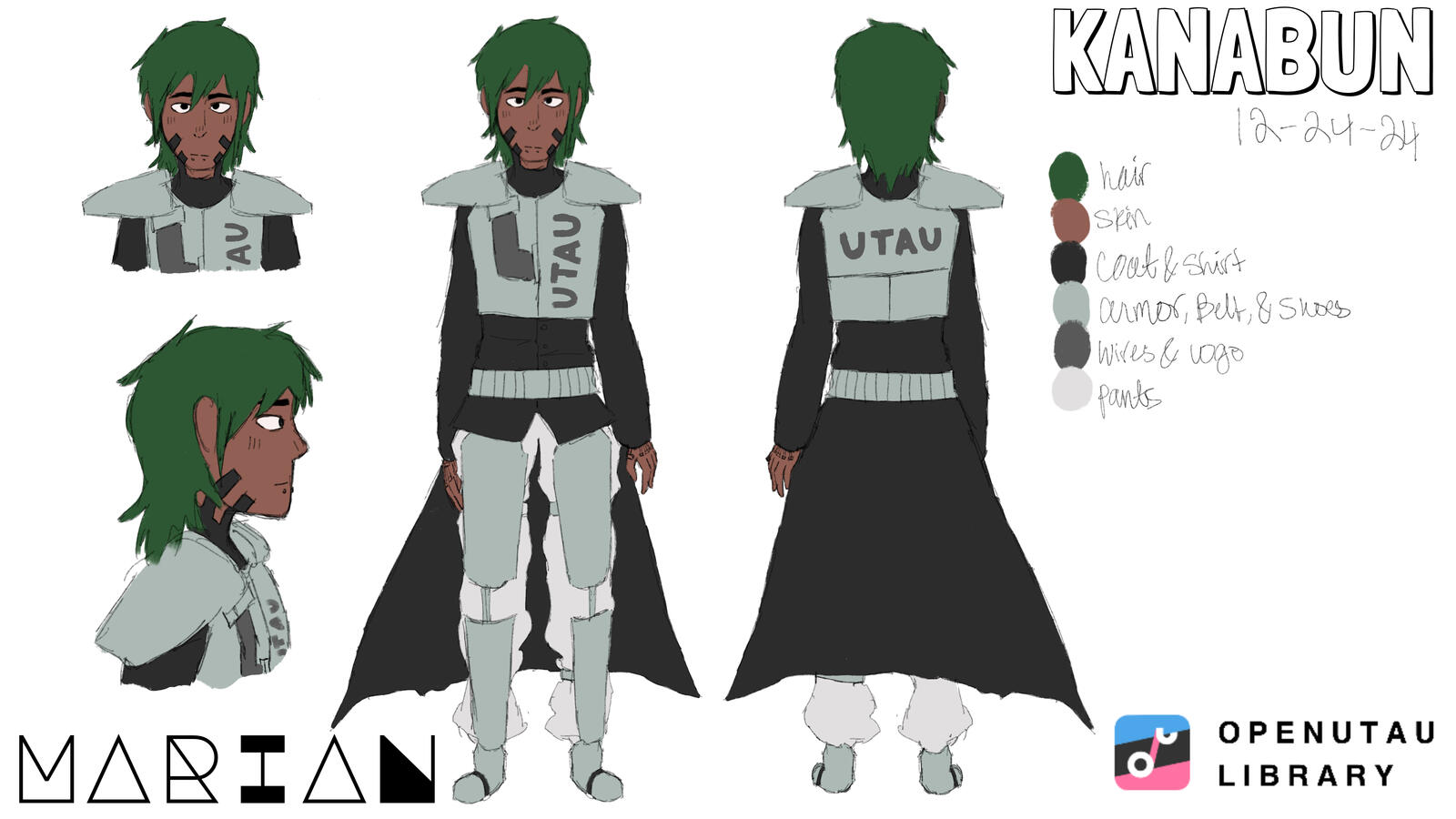 MARIAN - UTAU Character sheet